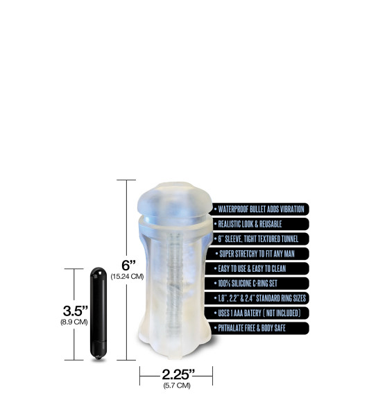 HAPPY ENDING MSTR B8 VIBRATING ORAL PACK LIP SERVICE FIVE PC KIT - 3 - notaboo.es