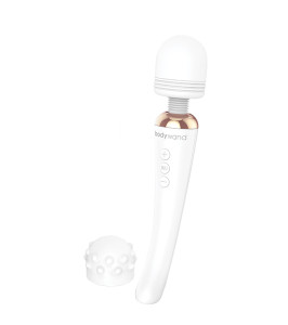 Bodywand - Curve Rechargeable Wand Massager White - notaboo.es