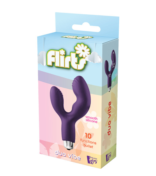 Flirts 10 Funciones Duo Vibra Púrpura Dream Toys - 2 - notaboo.es