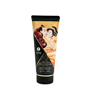 Crema de masaje comestible Shunga sabor almendra, 200 ml