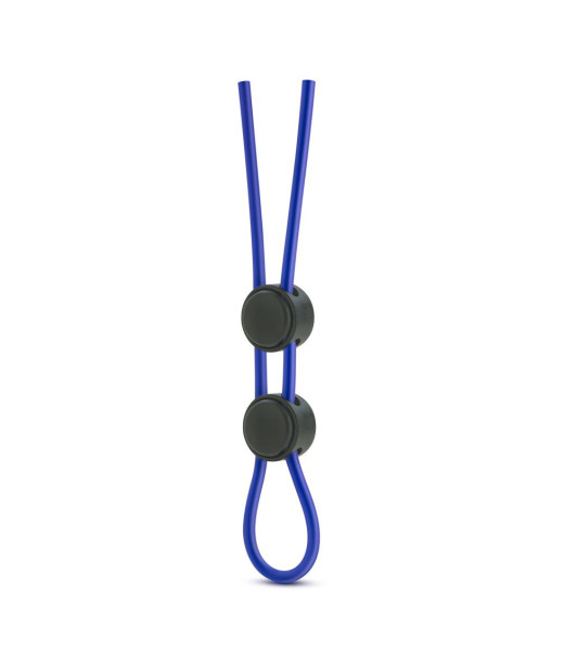 STAY HARD DOUBLE LOOP COCK RING BLUE - 2 - notaboo.es