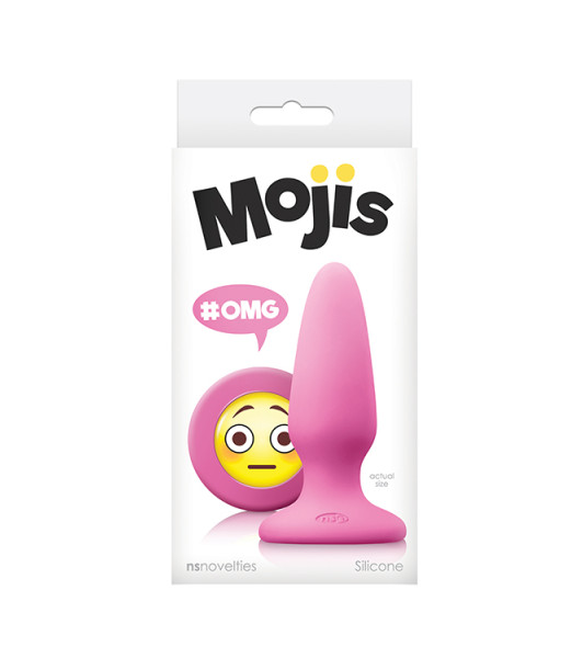 NS Novelties Mojis DCK emoji plug anal, rosa, 7,8 x 3,3 cm - 1 - notaboo.es