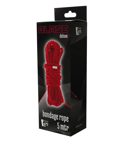 BLAZE DELUXE BONDAGE ROPE 5M RED - 1 - notaboo.es