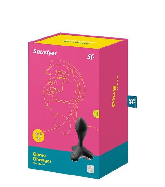 Satisfyer-Tapón Anal Vibrador Game Changer Rosa - 2 - notaboo.es
