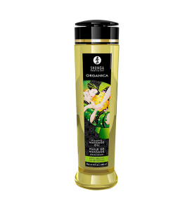 Shunga - Massage Oil Organica Exotic Green Tea - notaboo.es