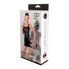 GP WET LOOK A-SYMMETRIC MINI DRESS BLACK - 2 - notaboo.es