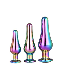 CONJUNTO DE PLACER DE AMOR RELUCIENTE MULTICOLOR - notaboo.es