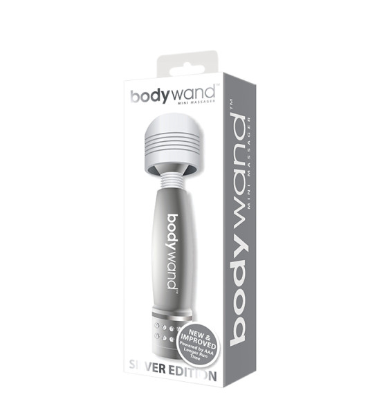 Bodywand-Mini Masajeador de Varita Plateado - 1 - notaboo.es