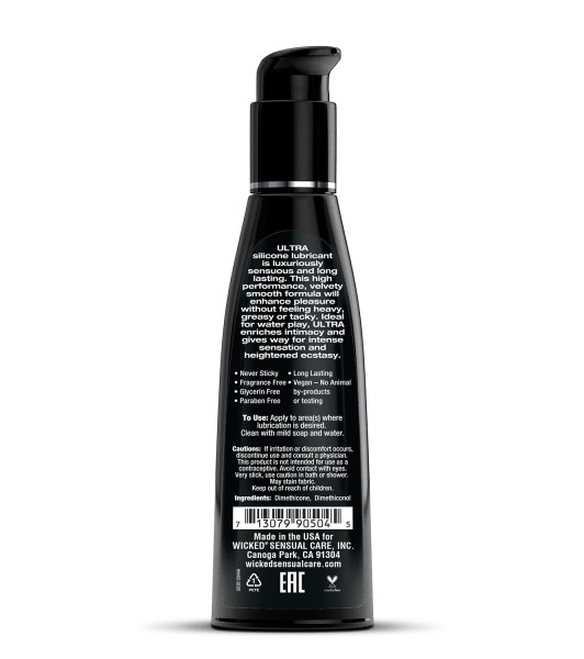 WICKED ULTRA SILICONE LUBRICANT 120ML - 1 - notaboo.es