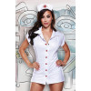 Nurses Coat With Red Details And Hat, OS - 2 - notaboo.es