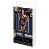 Sexy bodystocking with intimate neckline Baci Lingerie, with lace, black, One Size - 2 - notaboo.es