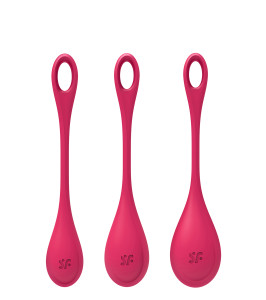 SATISFYER YONI POWER 1 TRAINING SET RED - notaboo.es