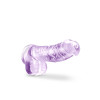 NATURALLY YOURS  6" CRYSTALLINE DILDO  AMETHYST - 1 - notaboo.es