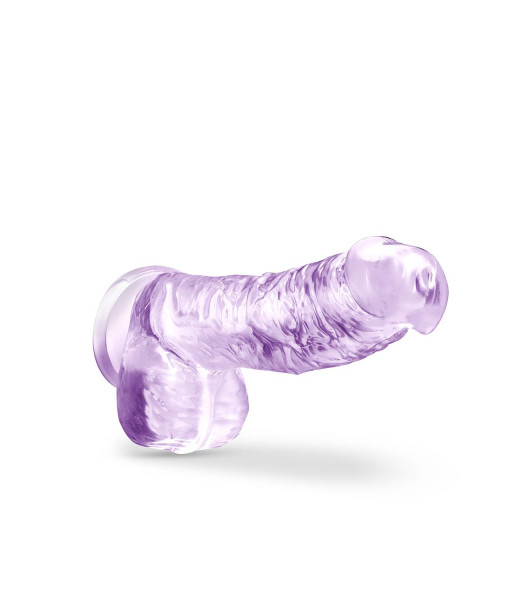 NATURALLY YOURS  6" CRYSTALLINE DILDO  AMETHYST - 1 - notaboo.es