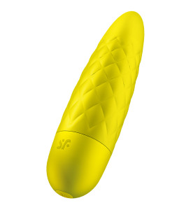 BALA VIBRADORA ULTRA POWER BULLET 5 SATISFYER AMARILLO - notaboo.es