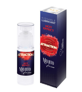 MAI ATTRACTION KISSABLE LUBRICANT HOT EFFECT MOJITO FLAVOR 50ML - notaboo.es