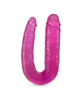B YOURS DOUBLE HEADED DILDO PINK - notaboo.es