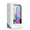 Plug anal con vibración Blush Avant rosa y azul, 12,7 x 3,1cm - 2 - notaboo.es