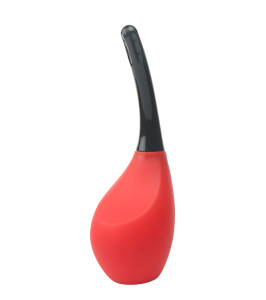 Menzstuff 9 Hole Anal Douche Red/Black - notaboo.es